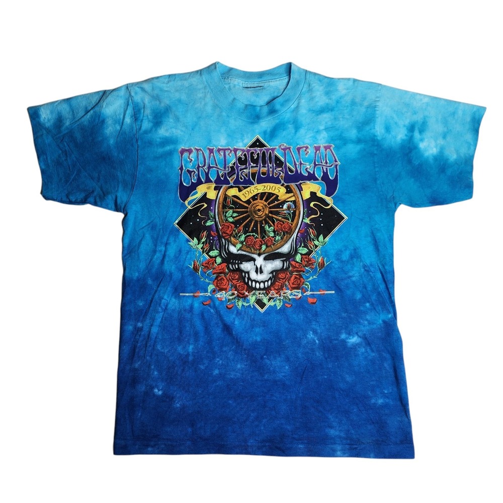 Grateful Dead 1965-2005 Forty Years Single Stitch Graphic Shirt Size Large